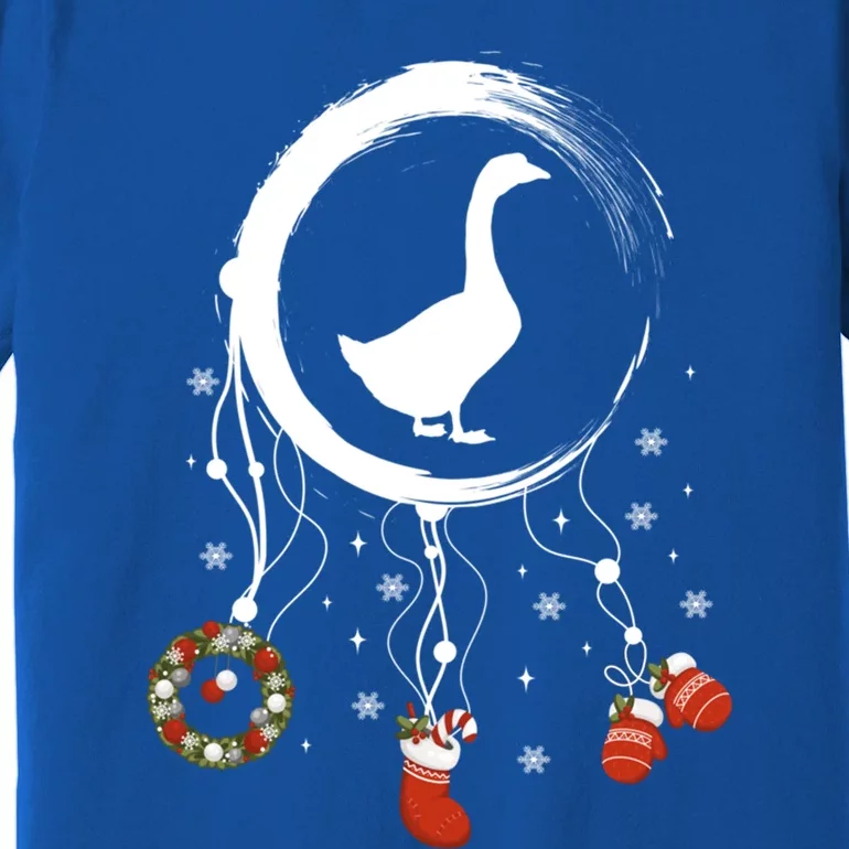 Joy Farm Dreamcatcher Merry Christmas Goose Gift Premium T-Shirt