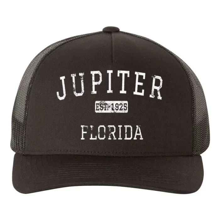 Jupiter Florida FL Vintage Yupoong Adult 5-Panel Trucker Hat