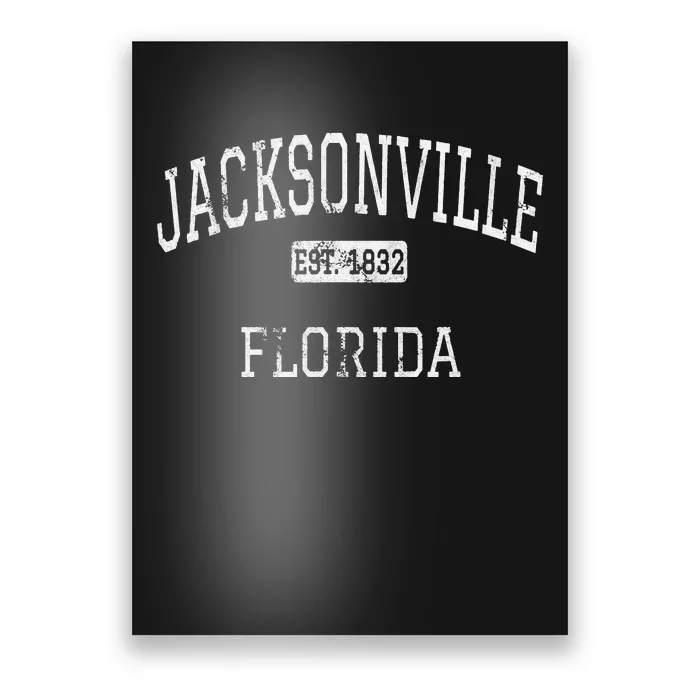 Jacksonville Florida FL Vintage Poster