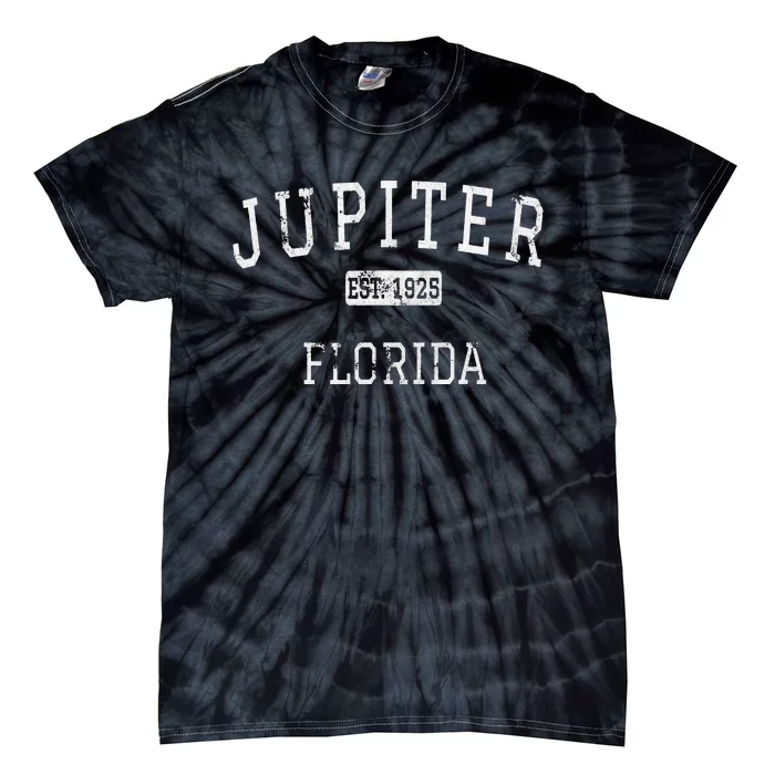 Jupiter Florida FL Vintage stage athletic style Tie-Dye T-Shirt