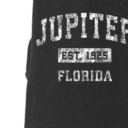 Jupiter Florida Fl Vintage Established Sports Doggie 3-End Fleece Hoodie