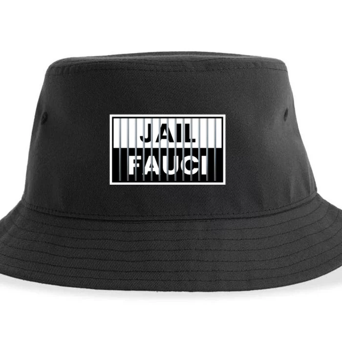 Jail Fauci Funny Fauci For Jail Sustainable Bucket Hat