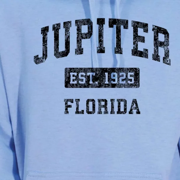 Jupiter Florida Fl Vintage Established Sports Design Unisex Surf Hoodie