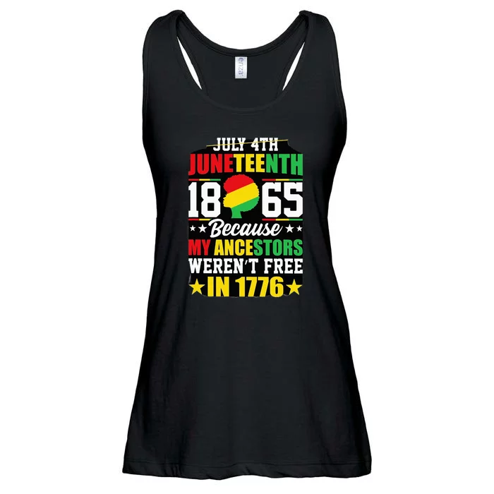 Juneteenth freedom graphic tee Ladies Essential Flowy Tank