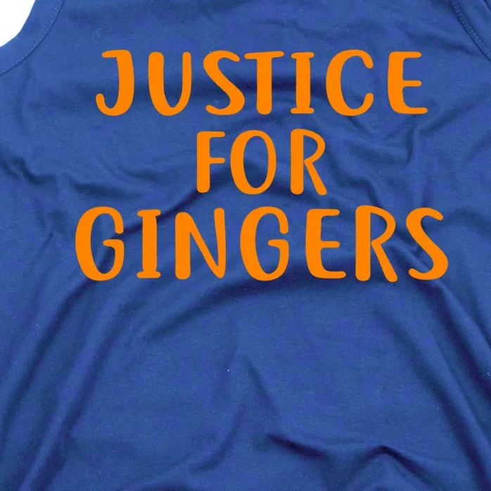 Justice For Gingers Design Funny Redhead Design For Gingers Gift Tank Top