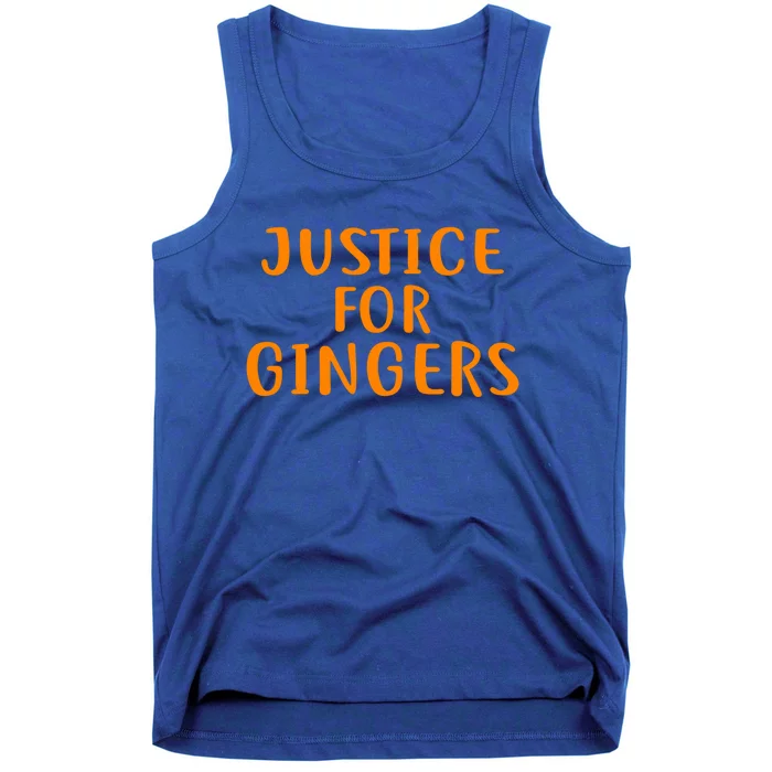 Justice For Gingers Design Funny Redhead Design For Gingers Gift Tank Top