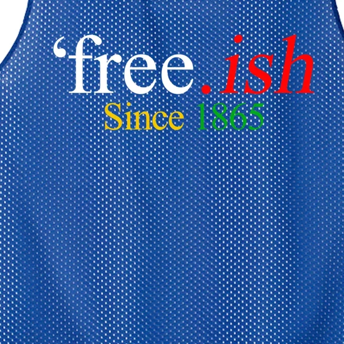 Juneteenth Freecool Giftish Since 1865 Freedom Melanin Black History Cute Gift Mesh Reversible Basketball Jersey Tank