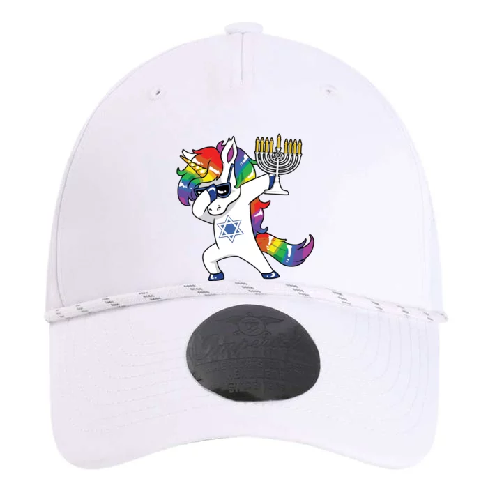 Jewnicorn Funny Hanukkah Unicorn Dabbing Unicorn Performance The Dyno Cap