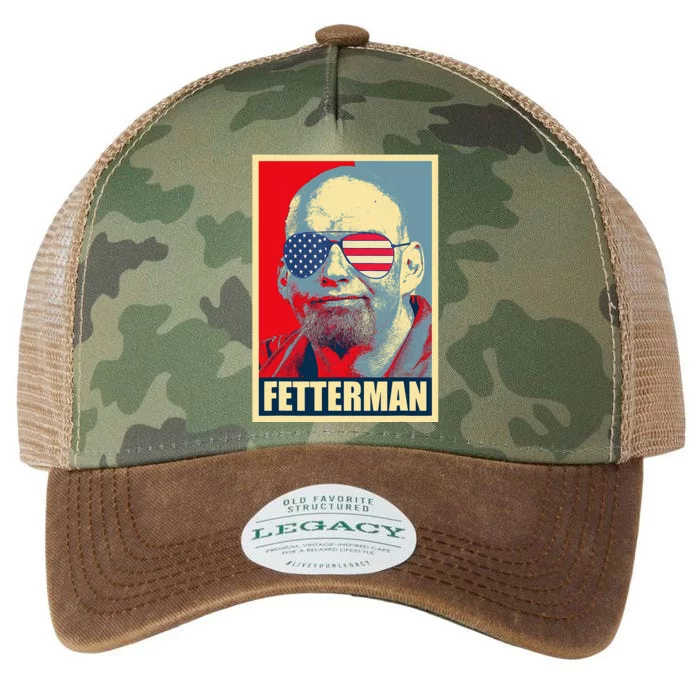 John Fetterman Hope Poster Vote For Democrat President 2024 Legacy Tie Dye Trucker Hat