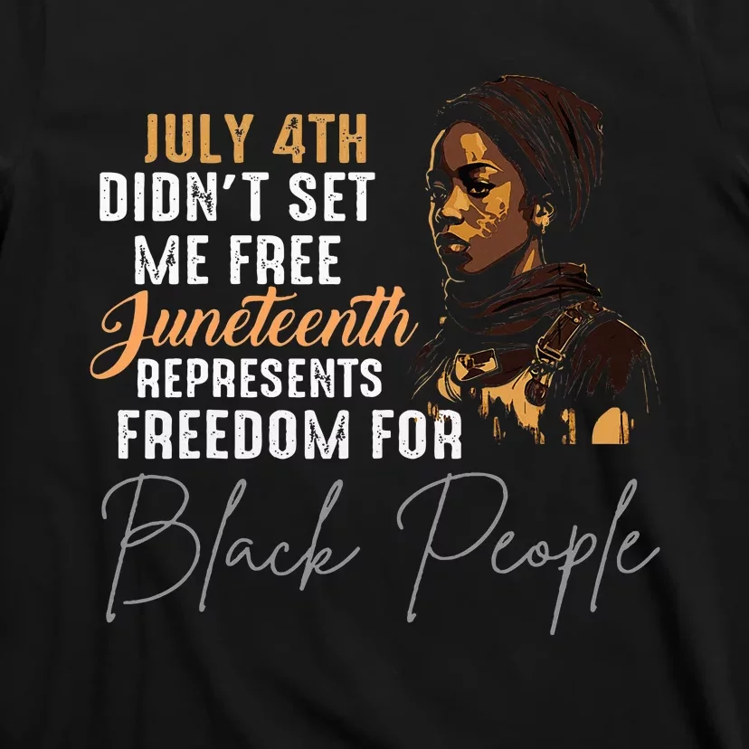 Juneteenth Freedom Historical Triumph T-Shirt