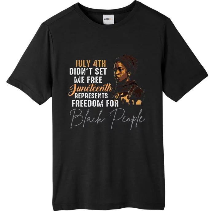 Juneteenth Freedom Historical Triumph ChromaSoft Performance T-Shirt