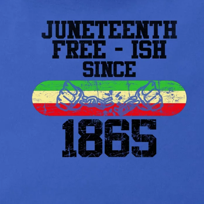 Junenth Free Ish Since 1865 Gift Zip Tote Bag