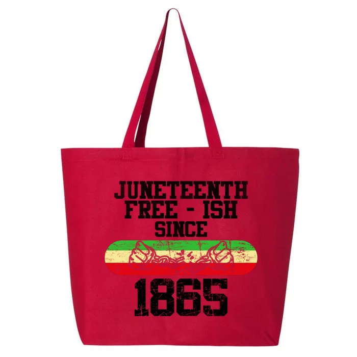 Junenth Free Ish Since 1865 Gift 25L Jumbo Tote