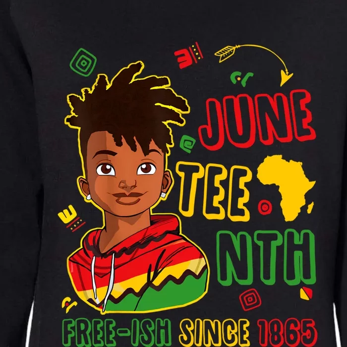 Juneteenth Free Ish Since 1865 African Black Freedom Gift Womens California Wash Sweatshirt