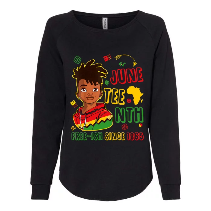 Juneteenth Free Ish Since 1865 African Black Freedom Gift Womens California Wash Sweatshirt