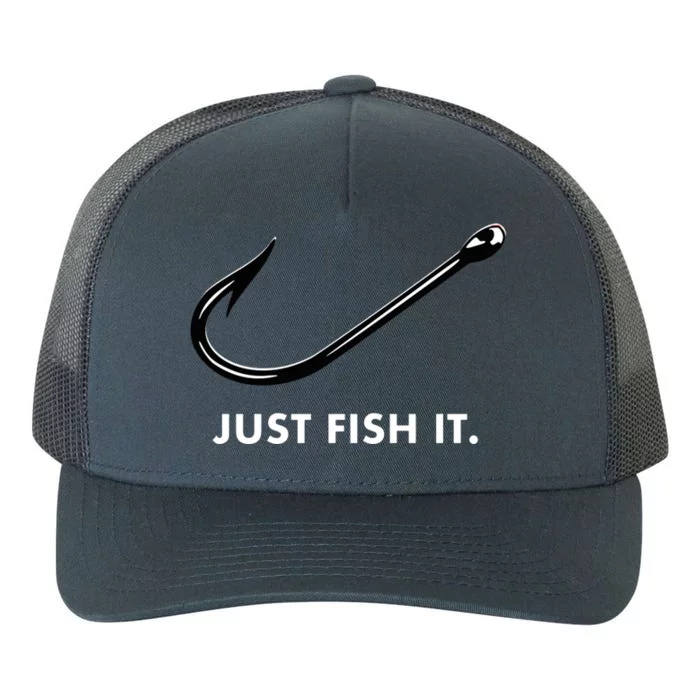 Just Fish It Yupoong Adult 5-Panel Trucker Hat