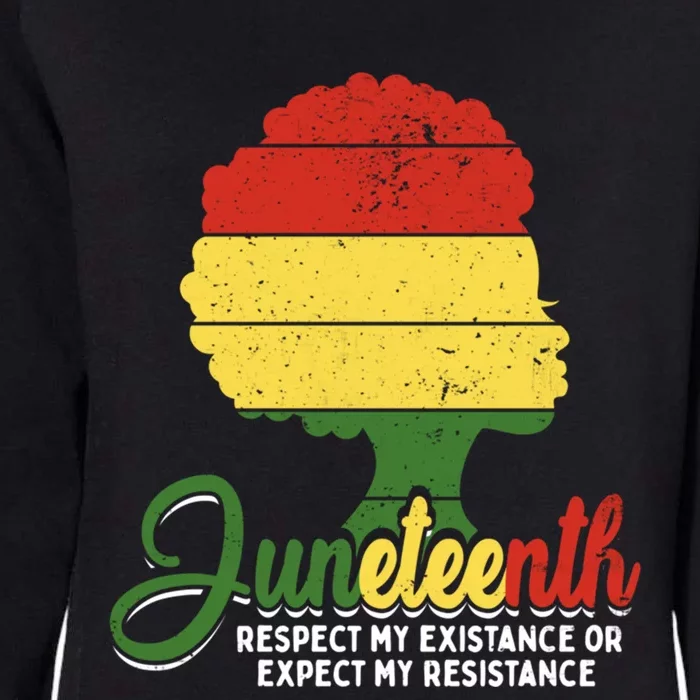 Juneteenth Freegiftish Independence Day Black History Month Gift Womens California Wash Sweatshirt