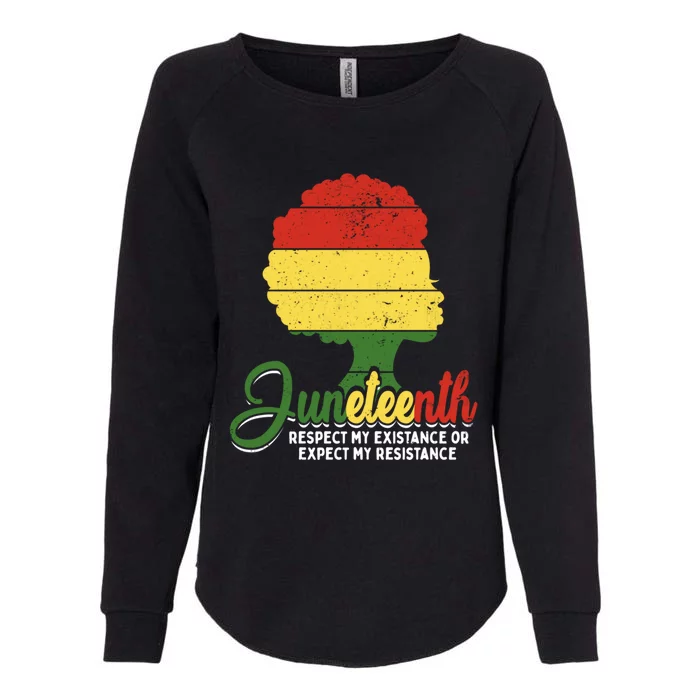 Juneteenth Freegiftish Independence Day Black History Month Gift Womens California Wash Sweatshirt