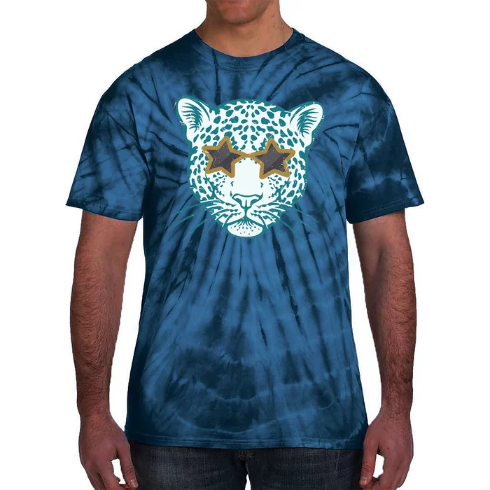 Jacksonville Football Jags Football Funny Leopard Tie-Dye T-Shirt