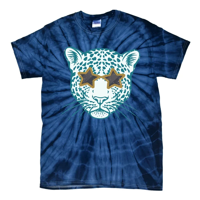 Jacksonville Football Jags Football Funny Leopard Tie-Dye T-Shirt