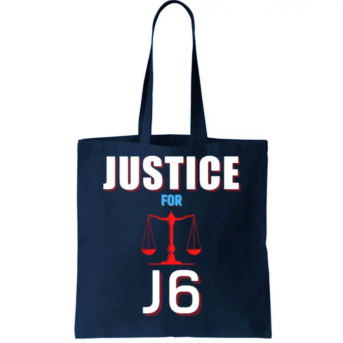 Justice For J6 Conservative Anti Biden Tote Bag