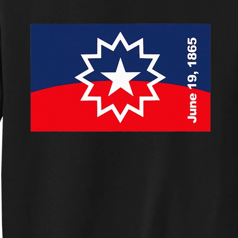 Juneteenth Flag Tall Sweatshirt