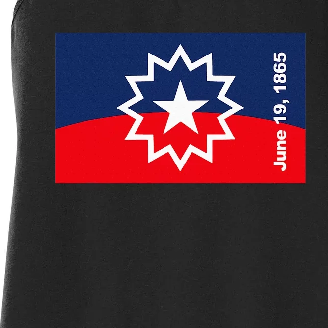 Juneteenth Flag Women's Racerback Tank