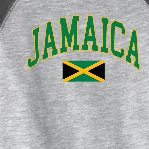 Jamaica Flag Toddler Fine Jersey T-Shirt