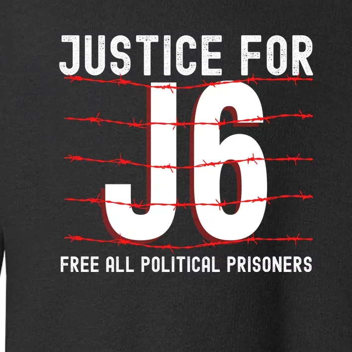 Justice For J6 Conservative January 6 Anti Biden Toddler Sweatshirt