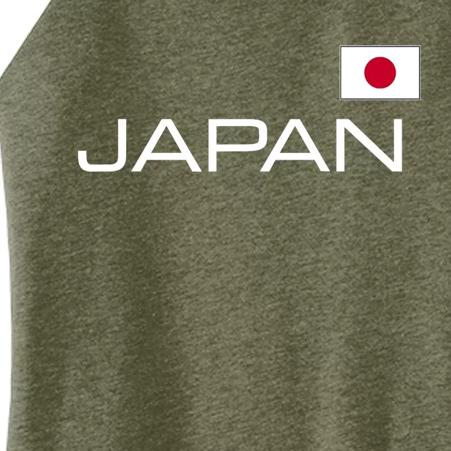 JAPAN FLAG JAPANESE ATHLETIC SOCCER SPORTS JERSEY STYLE. Women’s Perfect Tri Rocker Tank