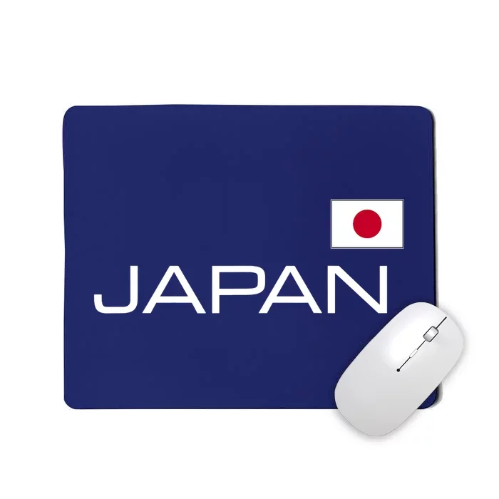 JAPAN FLAG JAPANESE ATHLETIC SOCCER SPORTS JERSEY STYLE. Mousepad