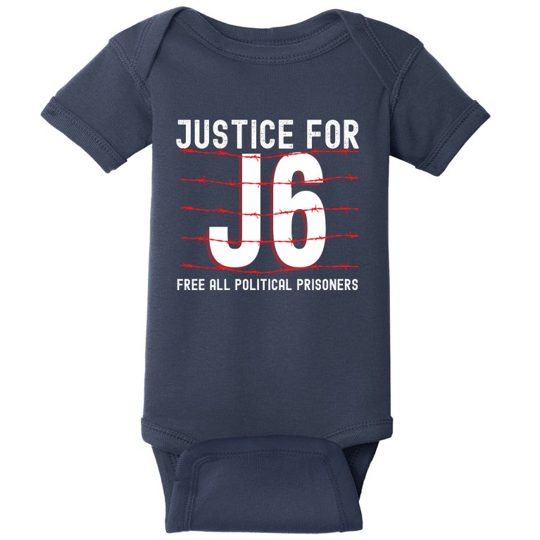 Justice For J6 Conservative Baby Bodysuit