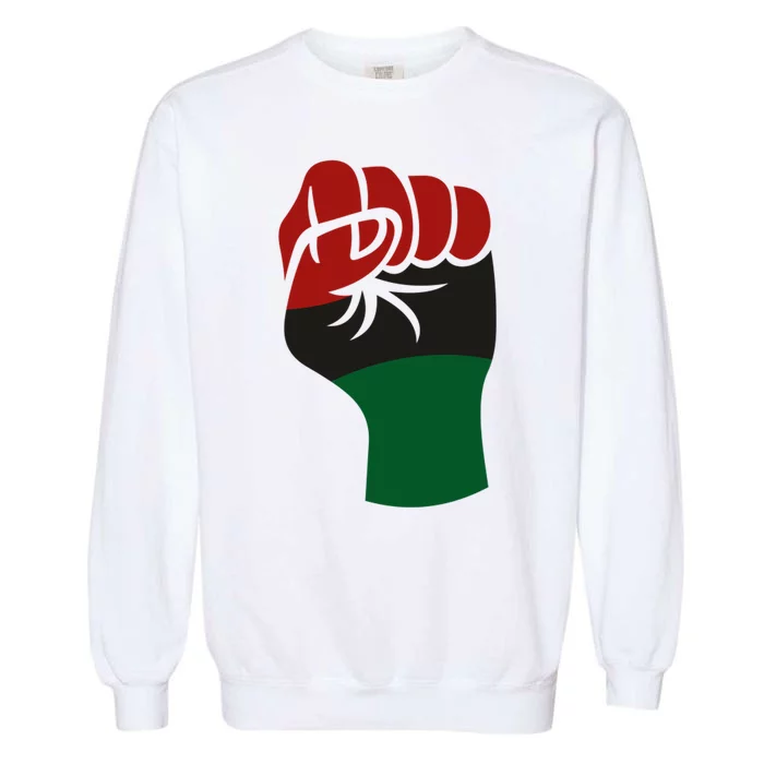 Juneteenth Fist Garment-Dyed Sweatshirt