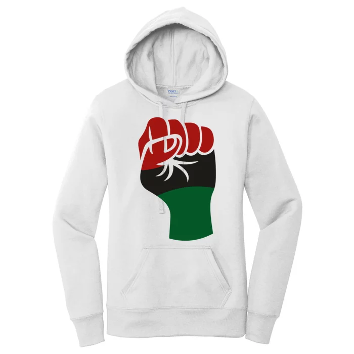 Juneteenth Fist Women's Pullover Hoodie