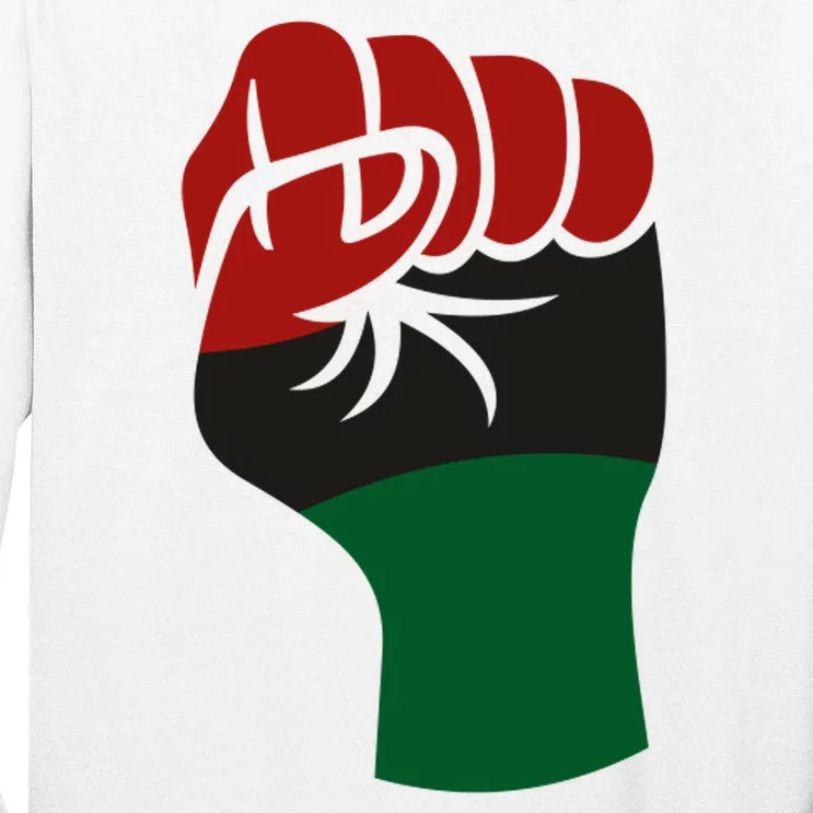 Juneteenth Fist Tall Long Sleeve T-Shirt