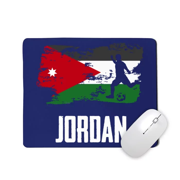 Jordan Flag Jersey Jordanian Soccer Team Jordanian Premium Mousepad