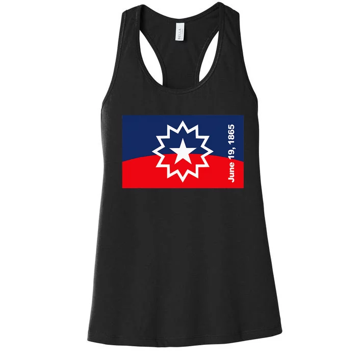 Junenth Flag Women's Racerback Tank