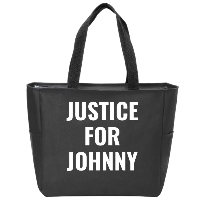 Justice For Johnny Zip Tote Bag