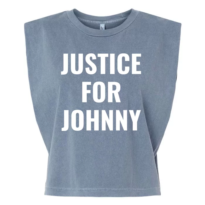 Justice For Johnny Garment-Dyed Women's Muscle Tee