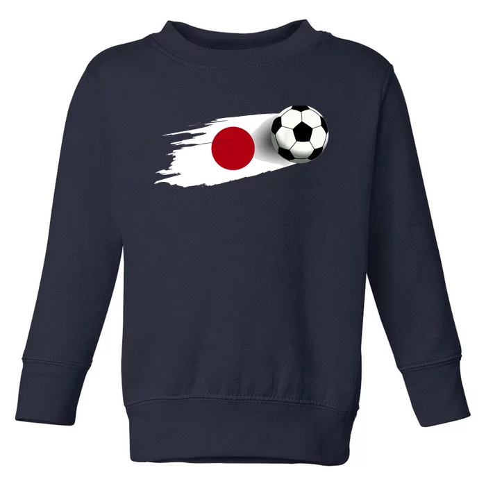 Japan Flag Jersey Japanese Soccer Team Japanese Toddler Sweatshirt