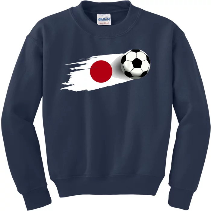 Japan Flag Jersey Japanese Soccer Team Japanese Kids Sweatshirt