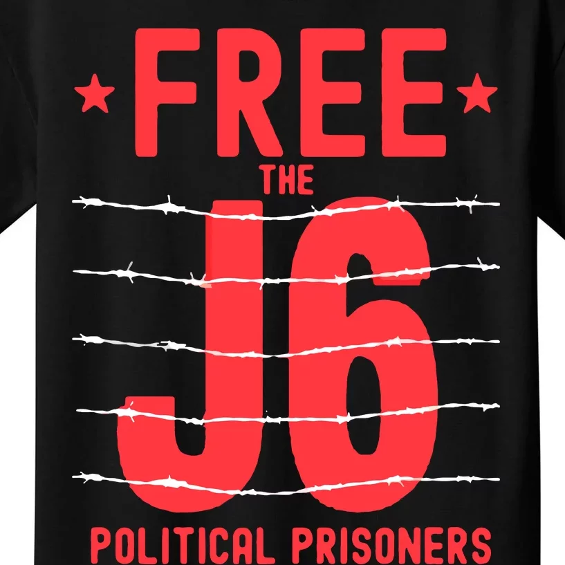 Justice For J6 Political Prisoners Kids T-Shirt