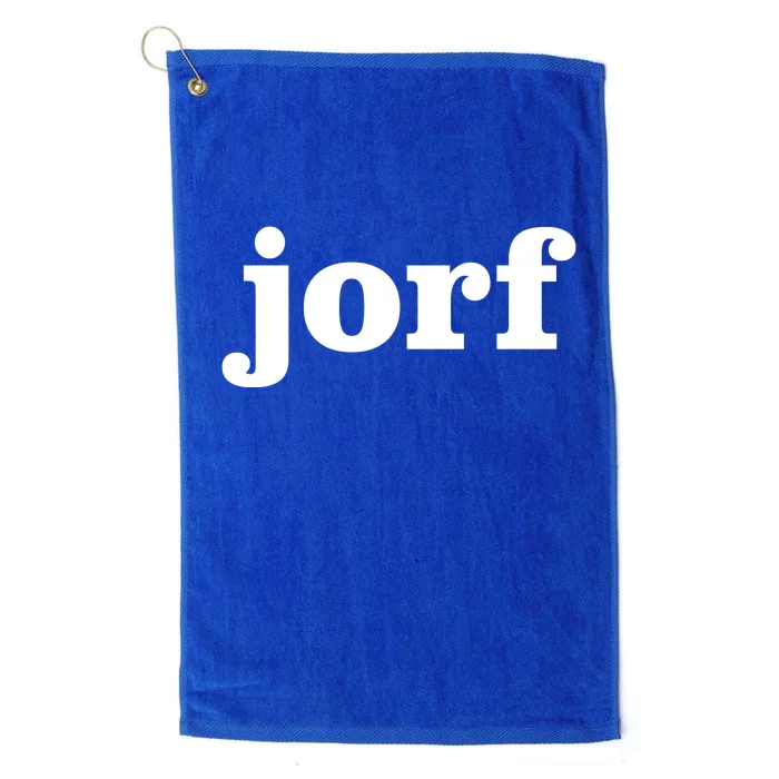 Jorf Funny Jury Duty Trial Attorney Juror Judge Platinum Collection Golf Towel