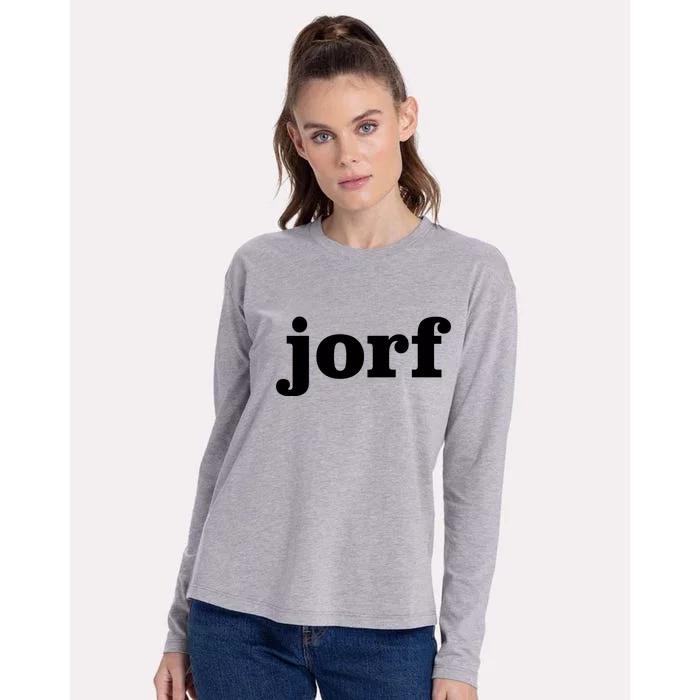 Jorf Funny Jury Duty Trial Attorney Juror Judge Womens Cotton Relaxed Long Sleeve T-Shirt