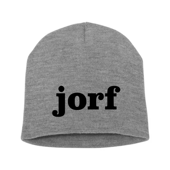 Jorf Funny Jury Duty Trial Attorney Juror Judge Short Acrylic Beanie