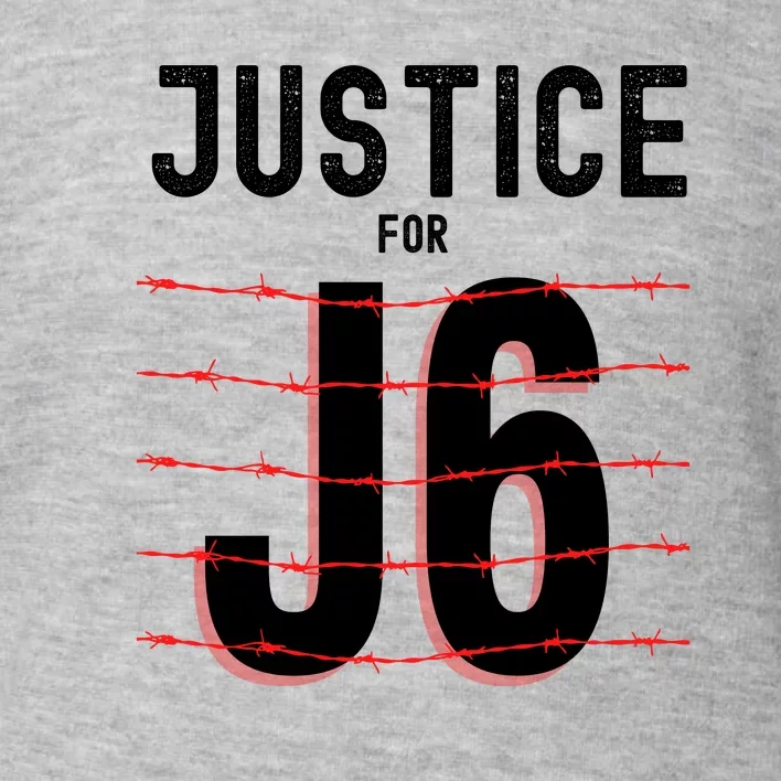 Justice For J6 Conservative January 6 Anti Biden Toddler Sweatshirt