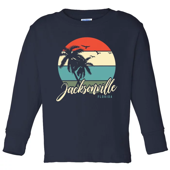 Jacksonville Florida Toddler Long Sleeve Shirt