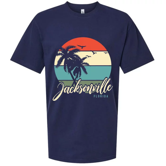 Jacksonville Florida Sueded Cloud Jersey T-Shirt