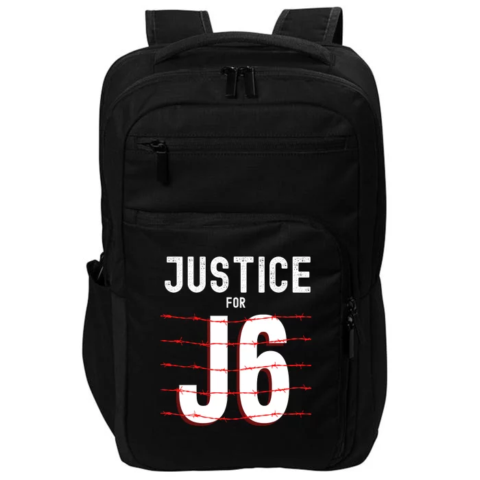 Justice For J6 Conservative January 6 Impact Tech Backpack