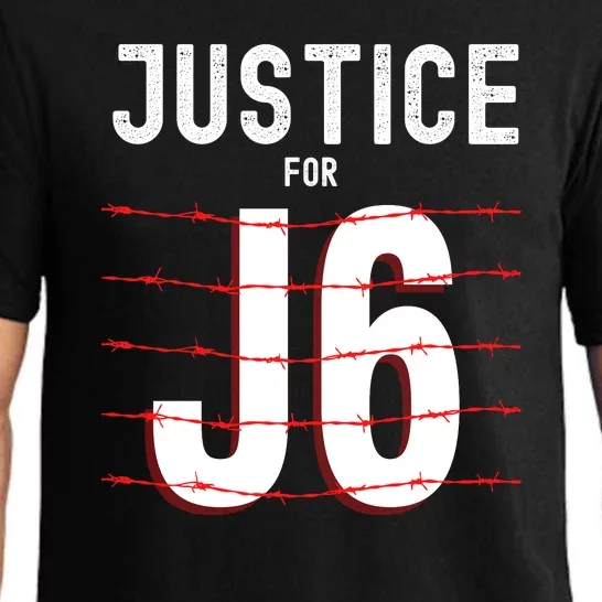 Justice For J6 Conservative January 6 Pajama Set